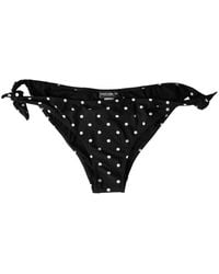 Dolce & Gabbana - Bikinihose mit polka dots - Lyst