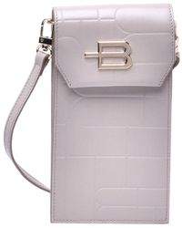 Baldinini - Taupe leather phone holder - Lyst