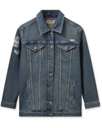 Mos Mosh - Coole denimjacke mit patches - Lyst