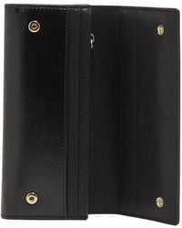 Twinset - Accessoires ,Zwart ,Leer Flap Wallet - Lyst