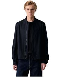 Trussardi - Jassen ,Blauw ,Polyester Tussenjas - Lyst