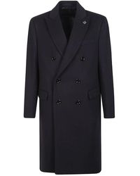 Lardini - Double-Breasted Coats - Lyst