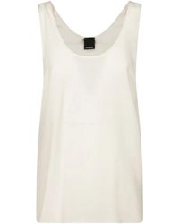 Pinko - Tops ,Wit ,Sleeveless Tops - Lyst