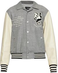 DSquared² - Houndstooth Patch Varsity Jacket - Lyst