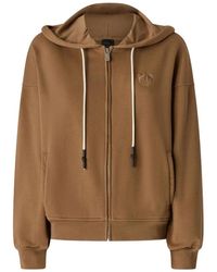 Pinko - Bruine Zijde & Nylon Trui - Lyst