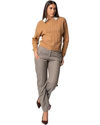 Kocca - Truien & Vesten ,Bruin ,Katoen Jannex M/L Sweater - Lyst