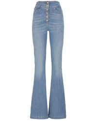 Elisabetta Franchi - Flared Jeans - Lyst