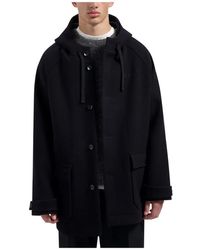 OLAF HUSSEIN - Wool Duffel Jacket - Lyst