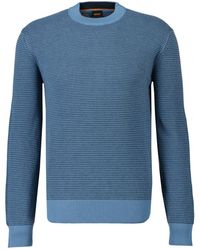 HUGO - Round-Neck Knitwear - Lyst