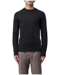 Paolo Pecora - Merino Wollen Trui Met Ronde Hals - Lyst