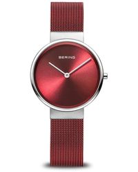 Bering - Accessoires ,Rood Armbandhorloge Classic 14531-303 - Lyst