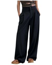 Desigual - Wide Trousers - Lyst