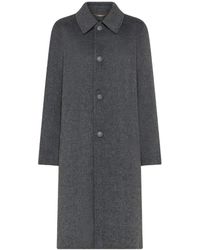Seventy - Jassen ,Grijs ,Wol Single-Breasted Jas - Lyst