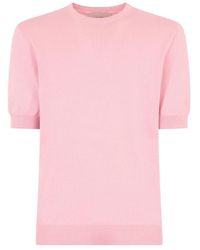 Ballantyne - Seide baumwolle t-shirt elegantes design regular fit - Lyst