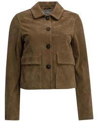 Semler - Suede Coach Jacket - Lyst