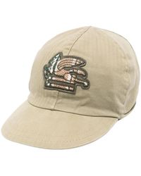 Etro - Pegaso Bestickte Kappe - Lyst