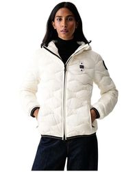 Blauer - Jassen ,Wit ,Camelia Gewatteerd Jasje - Lyst