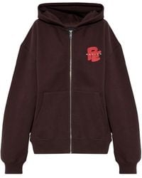 P.E Nation - Hoodies & Sweatvesten ,Bruin ,Katoen Tidal Zip Thru Hoodie - Lyst