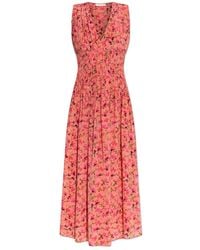 Ulla Johnson - Midi-Jurk - Lyst