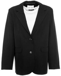 Samsøe & Samsøe - Blazer mit offenem kragen und taschen - Lyst
