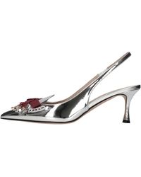 N°21 - Patent Slingback Pump - Lyst