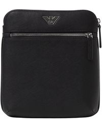 Emporio Armani - Flache Messenger-Tasche - Lyst