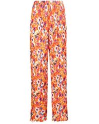MSGM - Wide Trousers - Lyst