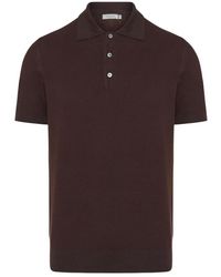 Canali - Piqué Polo Shirt Van Katoen - Lyst