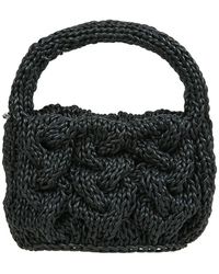 JW Anderson - Handgefertigte Geflochtene Lederhandtasche - Lyst