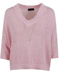 Roberto Collina - V-Neck Knitwear - Lyst