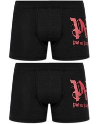 Palm Angels - Two-Pack Logo Boxer Briefs - Lyst