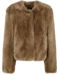 Stand Studio - Dameskleding Jassen Bruin Aw25 - Lyst