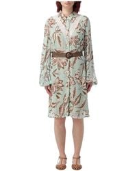 Liu Jo - Langes Kleid Mit Elegantem Design - Lyst