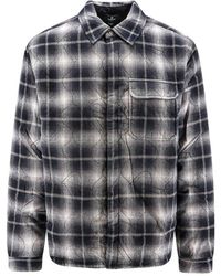 Represent - Overhemden ,Zwart ,Katoen Madras Shirt - Lyst