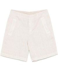 Eleventy - Leinen shorts mit taschen, made in italy - Lyst