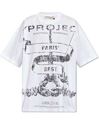 Y. Project - Bedrucktes t-shirt - Lyst