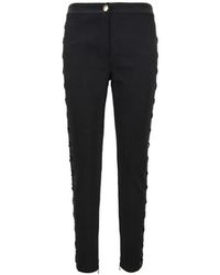 Elisabetta Franchi - Slim-Fit Trousers - Lyst