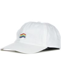 Vans - Accessoires ,Wit ,Katoen Gebogen Klep Geborduurd Logo Katoenen Pet - Lyst