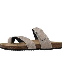 Geox - Schoenen ,Bruin ,Brionia Slippers - Lyst