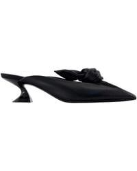 Lanvin - Midnight Step Bow Mule - Lyst