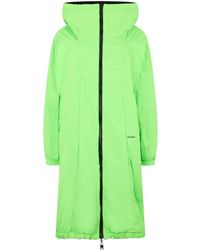 RED Valentino - Jassen ,Groen ,Polyester Long Jacket - Lyst