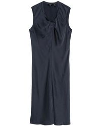Theory - Kleedjes ,Blauw ,Midi Kleedjes - Lyst