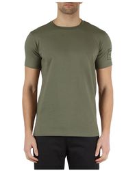 Replay - T-shirt in cotone con stampa logo a rilievo - Lyst