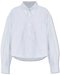 Ami Paris - Shirt Met Streepmotief - Lyst