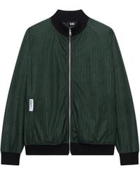 Gcds - Jassen ,Groen ,Triacetate Pinstripe Track Jacket - Lyst