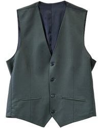 KARL LAGERFELD - Kostuums ,Groen ,Wol Gilet Spectre - Lyst
