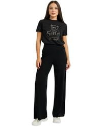EA7 - Broeken ,Zwart ,Wol Apres-Ski Broek - Lyst