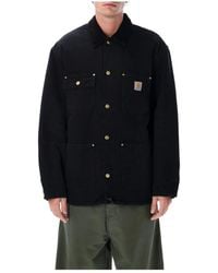Carhartt - Jassen ,Zwart ,Katoen Og Chore Coat (Winter) - Lyst