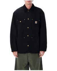 Carhartt - Jassen ,Zwart ,Katoen Og Chore Coat (Winter) - Lyst