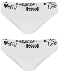 Wolford - Ondergoed ,Wit ,Wol Pure Brief Set - Lyst
